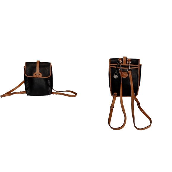 Dooney & Bourke Handbags - Dooney and Bourke Equestrian Vintage Leather Backpack